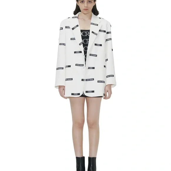 40 Crew White Lead Blazer Jacket - Picture 6 of 15